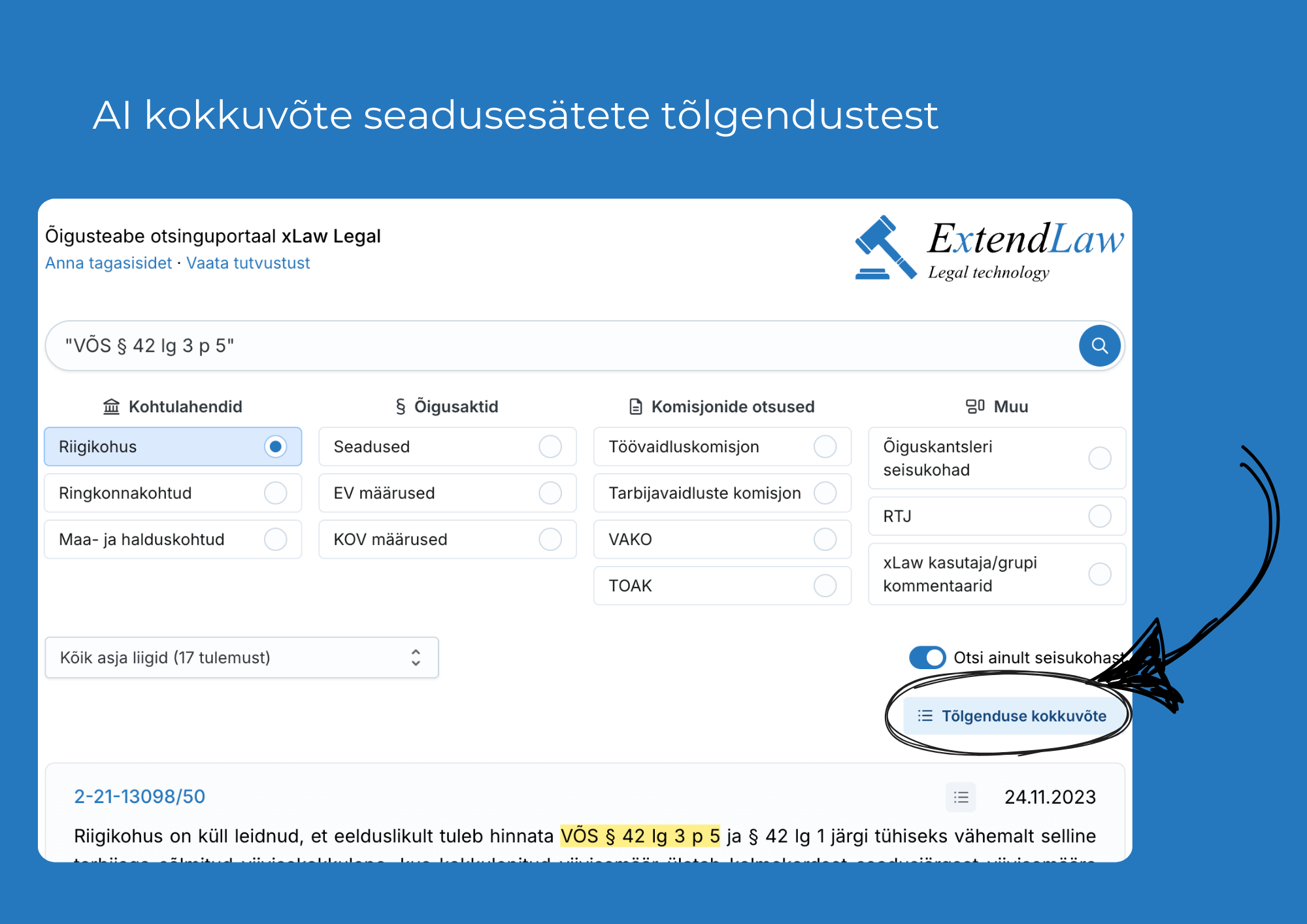 Paragrahvi kokkuvõte