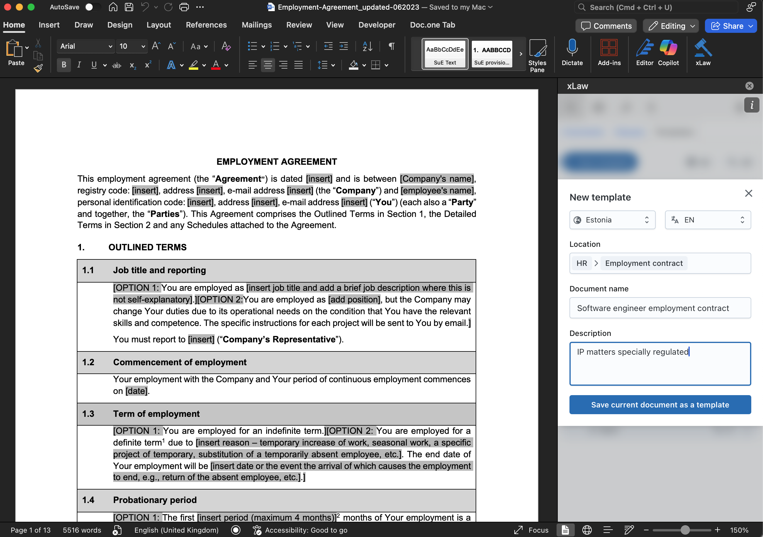 Salvesta dokumendipõhi